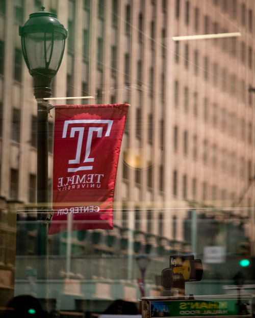 Temple University Center City flag